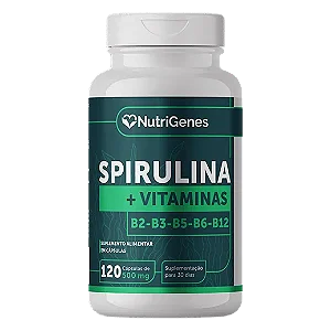 SPIRULINA - 120 CÁPSULAS - NURTIGENES