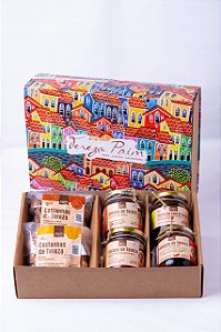 Kit Tabuleiro 4 (COCADAS + MELADO+ PIMENTA + CASTANHAS)