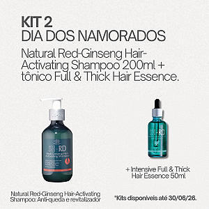 Kit Revitalização & Anti-queda: SH-RD Red Ginseng Shampoo + Hair Essence