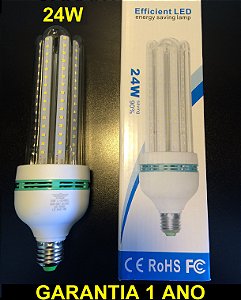 Lâmpada Led Compacta Milho Economica 24w 4U Branco Frio e Quente Lâmpada Led Compacta Milho Economica 24w 4U Branco Frio e Quente