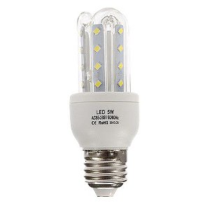 Lâmpada Led Compacta Milho Economica 5w 3U Branco Frio e Quente Lâmpada Led Compacta Milho Economica 5w 3U Branco Frio e Quente