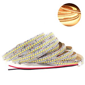 Fita led branco quente 2835 12v 5m 240leds/m Ip20