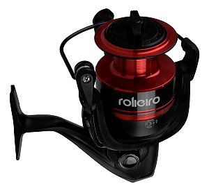 Molinete Rolieiro 30 Vermelho 3+1 Rolamento Albatr