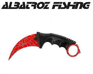 Faca Karambit Km002 Red Albatroz