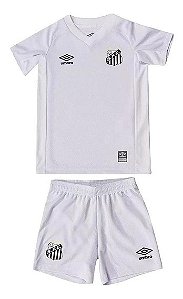 Kit Camisa/shorts Time Infantil Santos 01 Ginga