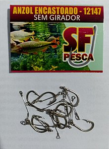 Pc Anzol 12147 6 Encastoado S/g C/10 Sf Pesca