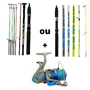 Kit Mp40 Vara Kara/kara Black 1801 1.80m 15-25lb