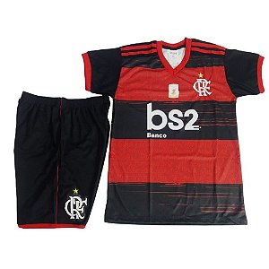 Kit Camisa/shorts Time Infantil Flamengo 02 Ginga