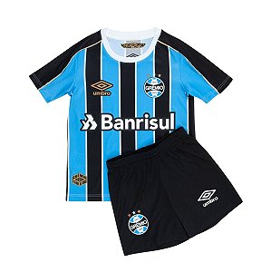 Kit Camisa/shorts Time Infantil Gremio 14 Ginga