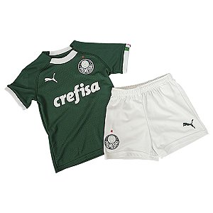 Kit Camisa/shorts Time Infantil Palmeiras 01 Ginga