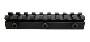 Trilho 11mm Conjunto Do Picatinny Preto Mi Cbc