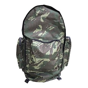 Mochila Camping Camuflada G Abertura Frontal Narci