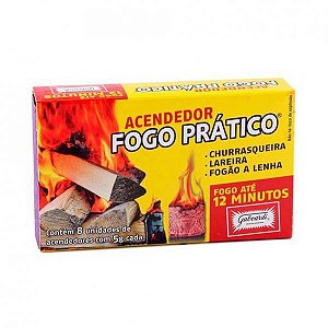 Acendedor Fogo C/8 5g Pratico Gaboardi