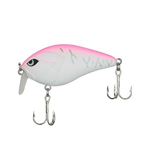Isca Artificial Rebraint Cor Rosa/branco Pesca Br