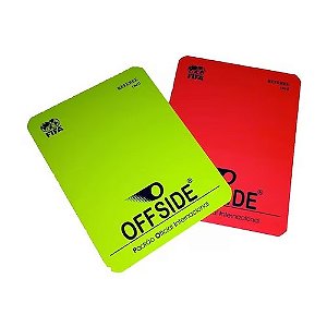 Cartao Arbitro Futebol Campo Offside