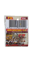 Pc Anzol 4330 04 Encastoado S/g C/10 Sf Pesca