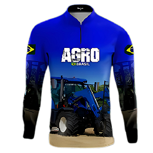 Camisa Masculina Uv 50 Agro 03 Azul Gg Nortrek