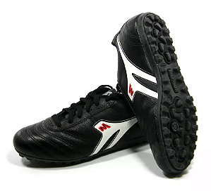 Chuteira Society Azurra Pro Preto/branco 39 Mathau