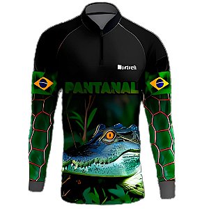 Camisa Masculina Uv 50 Jacare Ex Nortrek