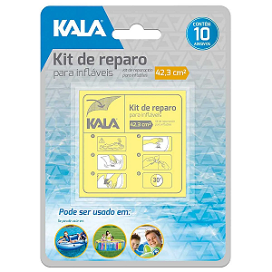 Kit Reparo Piscina E Inflaveis C/10 Kala