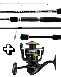 Kit Venza 3000 Vara Venza Vnz-s 601m 1.83m 10-20lb