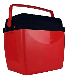 Caixa Termica 26l Vermelha C/ Preto Mor