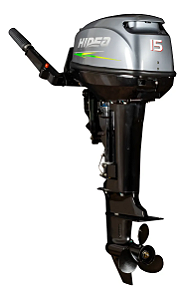 Motor De Popa 15hp 2 Tempos Hd15fhes Hidea