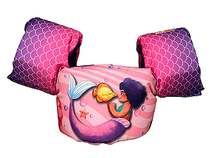 Colete Infantil Sereia Homol Ate 25kg Ativa