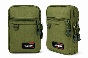 Bolsa Pochete Pequena 4469p Verde Sol E Lua