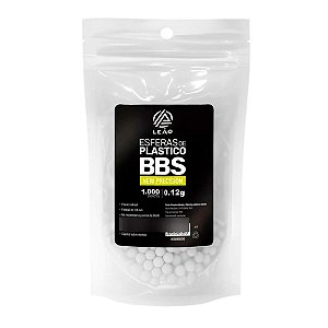 Esfera 6.0 Plastica Airsoft Saco 12g C/1000 Leao