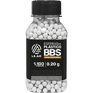Esfera 6.0 Plastica Airsoft Saco 20g C/1100 Leao