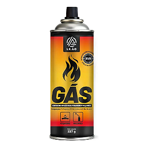 Gas Cartucho P/ Fogareiro 227g Leaogas Leao