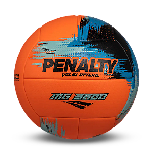Bola Volei Mg 3600 Xxv Laranja/preto/azul Penalty