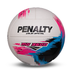 Bola Volei Mg 3600 Xxv Branco/rosa/azul Penalty