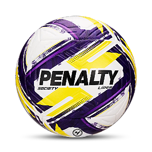 Bola Society Lider Xxvi Branco/roxa/amarelo Penalt