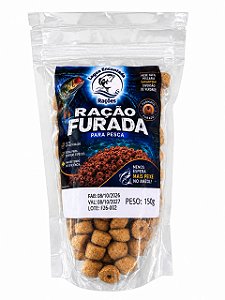 Isca Racao Furadinha Milho Verde 150g Lagoa Racoes