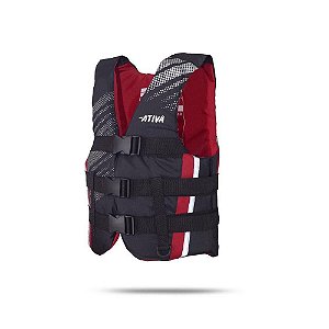 Colete Ativa 55 Pro Homologado M 35 A 55kg Vermelh