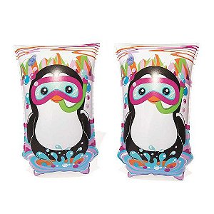 Boia De Braco Inflavel Jungle Trek Pinguim Bestway