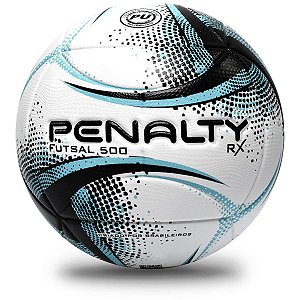 Bola Futsal Rx 500 Xxi Branco/preto/azul Penalty