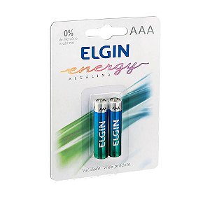Pilha Aaa Alcalina Palito C/2 Elgin