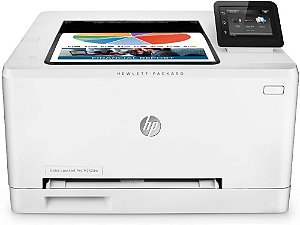 Impressora HP Color Laserjet Pro M252dw, Duplex e Wireless (Semi nova) + Kit toner novos, transfers, 110v + transformador 220v