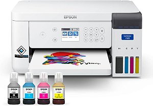 EPSON Impressora Sublimática Surecolor F170, tanque de tinta colorida - USB, A4, Branca, C11CJ80202