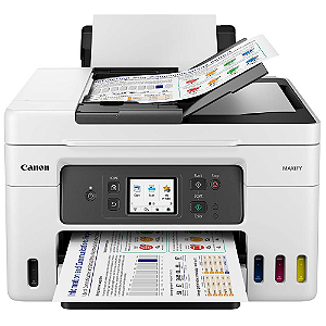 Impressora Canon Maxify GX4010 Multifuncional MegaTank Wi-Fi, substituta GX6010, Tintas Pigmentadas 4 cores
