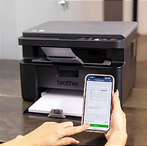 Multifuncional Brother DCPL1632W Laser Monocromática com Wireless, substituta da 1617nw