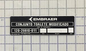 PLAQUETA - 120-29910-011