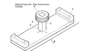 Holding Fixture Set Main Transmission - T101508