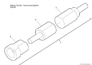 Staking Tool Set  Transmission Drag Pin - T101547