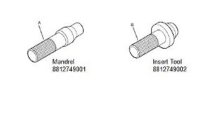 Mandrel Assy for Roller Positioning - 8812749001  (8812749002)