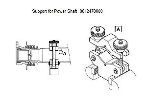 Support for Power Shaft - 8812478000