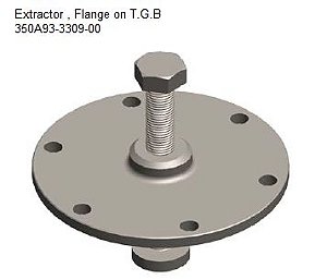 Extractor, Flange on T.G.B. - 350A93-3309-00